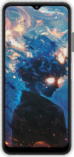 Чохол Bumper чехол Сатору Годжо для Samsung Galaxy A22 5G A226B - 6129pc-2581 изображение 