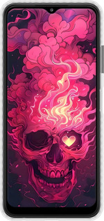 Чехол Bumper чехол Череп арт для Samsung Galaxy A22 5G A226B - 6385pc-2581 изображение 