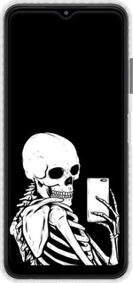 Чохол Bumper чехол Скелет робить Selfie для Samsung Galaxy A22 5G A226B - 6535pc-2581 изображение 