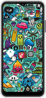 Чохол Bumper чехол Стікер бомбінг 1 для Samsung Galaxy A22 5G A226B - 693pc-2581 изображение 