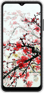 Чохол Bumper чехол Квітучий кущ для Samsung Galaxy A22 5G A226B - 831pc-2581 изображение 