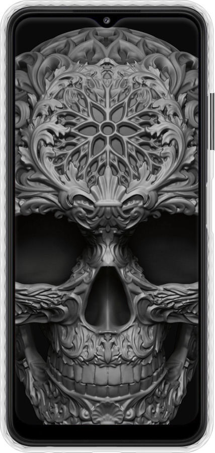 Чохол Bumper чехол skull-ornament для Samsung Galaxy A22 5G A226B - 4101pc-2581 изображение 