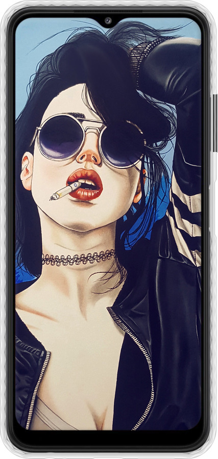 Чохол Bumper чехол Дівчина на стилі для Samsung Galaxy A22 5G A226B - 4151pc-2581 изображение 