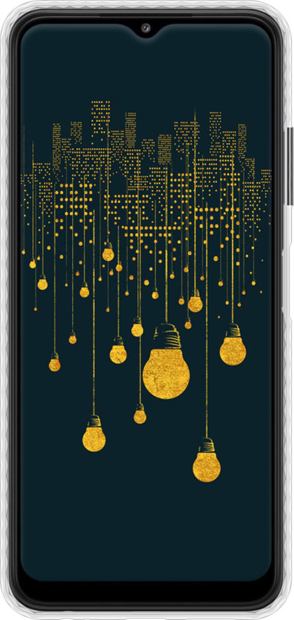 Чохол Bumper чехол Ілюстрація нічного міста для Samsung Galaxy A22 5G A226B - 4162pc-2581 изображение 