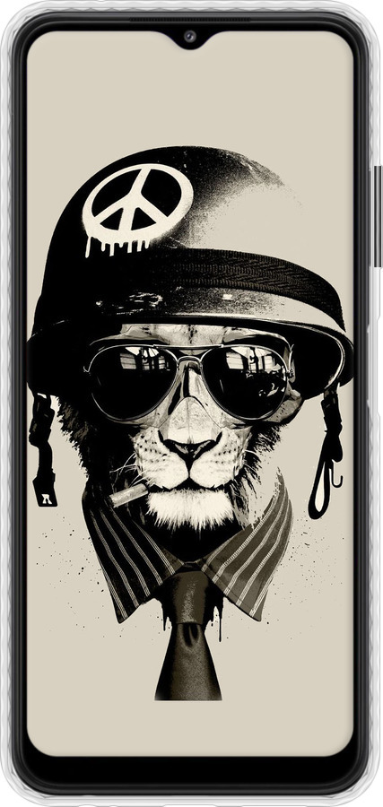 Чехол Bumper чехол tattoo soldier для Samsung Galaxy A22 5G A226B - 4165pc-2581 изображение 