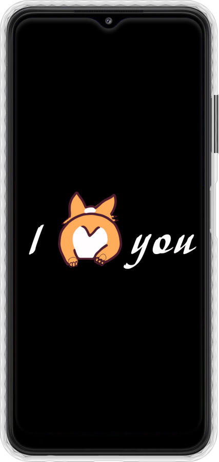 Чехол Bumper чехол Люблю для Samsung Galaxy A22 5G A226B - 4586pc-2581 изображение 