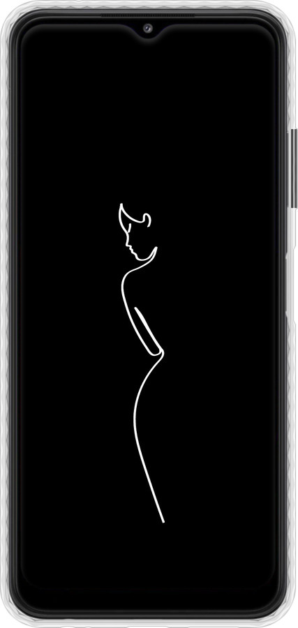 Чохол Bumper чехол Силует1 для Samsung Galaxy A22 5G A226B - 4590pc-2581 изображение 