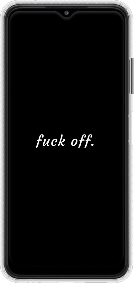 Чохол Bumper чехол Fuck off для Samsung Galaxy A22 5G A226B - 4731pc-2581 изображение 