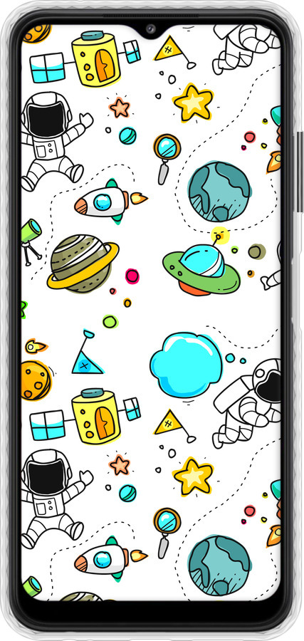 Чохол Bumper чехол Космос для Samsung Galaxy A22 5G A226B - 4735pc-2581 изображение 