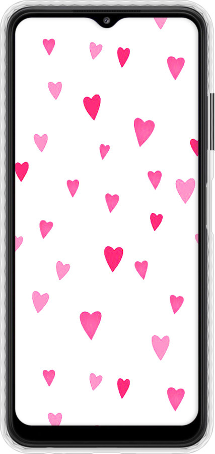 Чехол Bumper чехол Сердечки 2 для Samsung Galaxy A22 5G A226B - 4763pc-2581 изображение 