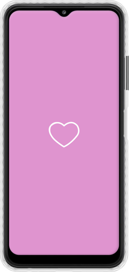 Чехол Bumper чехол Сердце 2 для Samsung Galaxy A22 5G A226B - 4863pc-2581 изображение 