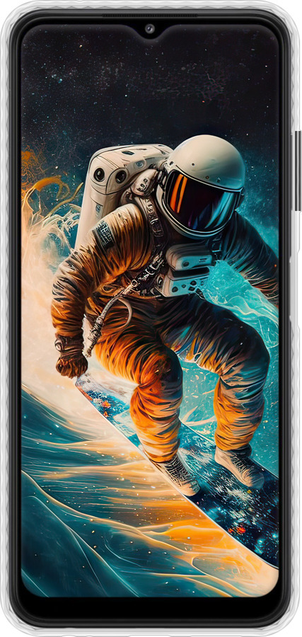 Чохол Bumper чехол Сноубордист для Samsung Galaxy A22 5G A226B - 5604pc-2581 изображение 