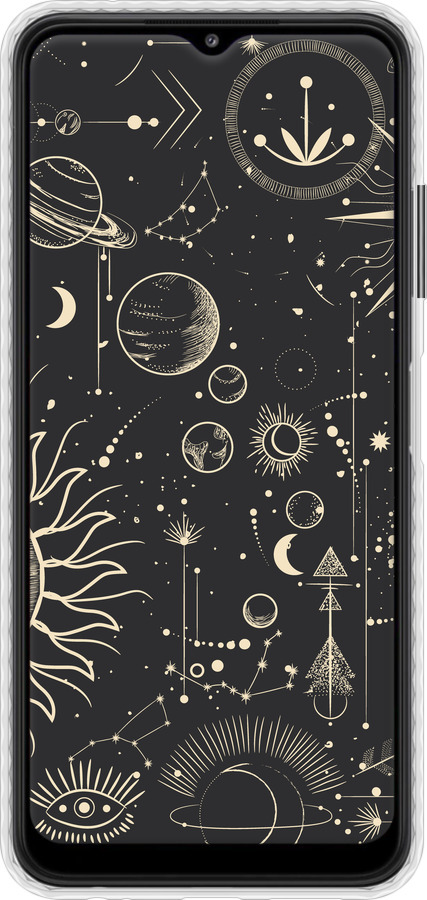 Чохол Bumper чехол Фаза місяця для Samsung Galaxy A22 5G A226B - 5605pc-2581 изображение 