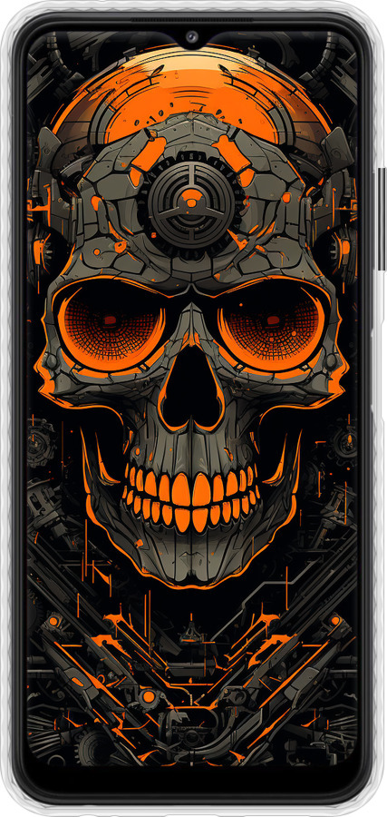 Чохол Bumper чехол Череп для Samsung Galaxy A22 5G A226B - 5952pc-2581 изображение 
