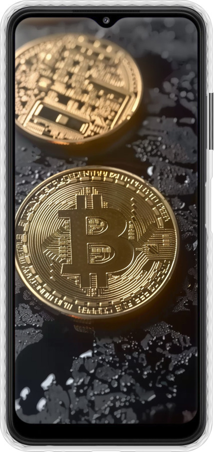 Чохол Bumper чехол Вулканійчний Bitcoin для Samsung Galaxy A22 5G A226B - 6092pc-2581 изображение 