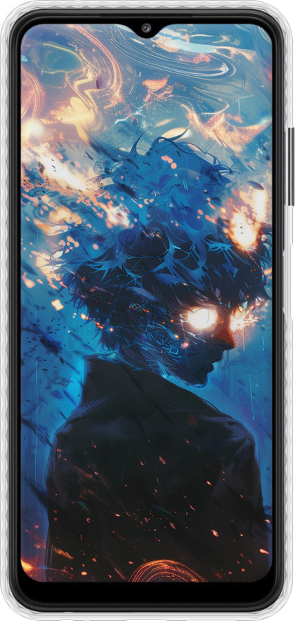 Чохол Bumper чехол Сатору Годжо для Samsung Galaxy A22 5G A226B - 6129pc-2581 изображение 
