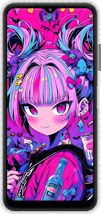Чохол Bumper чехол Аніме мілаха для Samsung Galaxy A22 5G A226B - 6314pc-2581 изображение 