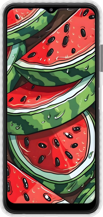 Чехол Bumper чехол Арбуз для Samsung Galaxy A22 5G A226B - 6315pc-2581 изображение 