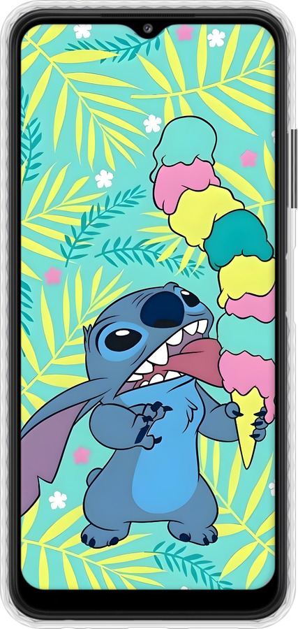 Чехол Bumper чехол Стич для Samsung Galaxy A22 5G A226B - 6361pc-2581 изображение 
