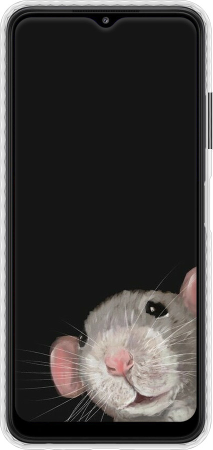 Чохол Bumper чехол The Peeking Rat для Samsung Galaxy A22 5G A226B - 6442pc-2581 изображение 