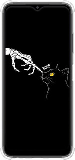 Силикон с усиленными углами чехол Кошка для Samsung Galaxy A22 5G A226B - 6505sp-2581 изображение 