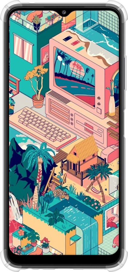 Силіконовий протиударний с посиленими кутами чехол № 5393 для Samsung Galaxy A22 5G A226B - 5393sp-2581 изображение 