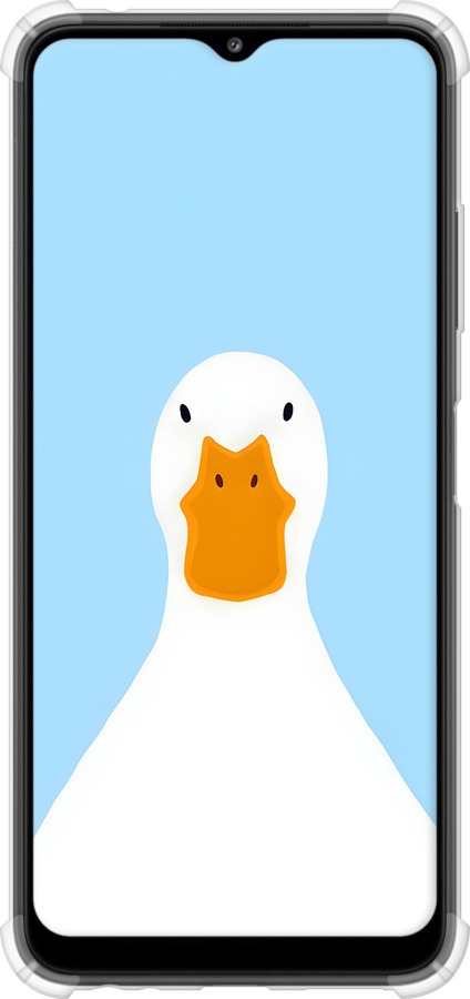 Силіконовий протиударний с посиленими кутами чехол Гусак для Samsung Galaxy A22 5G A226B - 6350sp-2581 изображение 