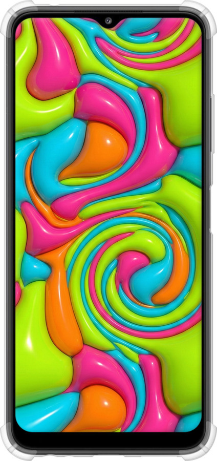 Силикон с усиленными углами чехол Y2K Jelly Dream для Samsung Galaxy A22 5G A226B - 6780sp-2581 изображение 