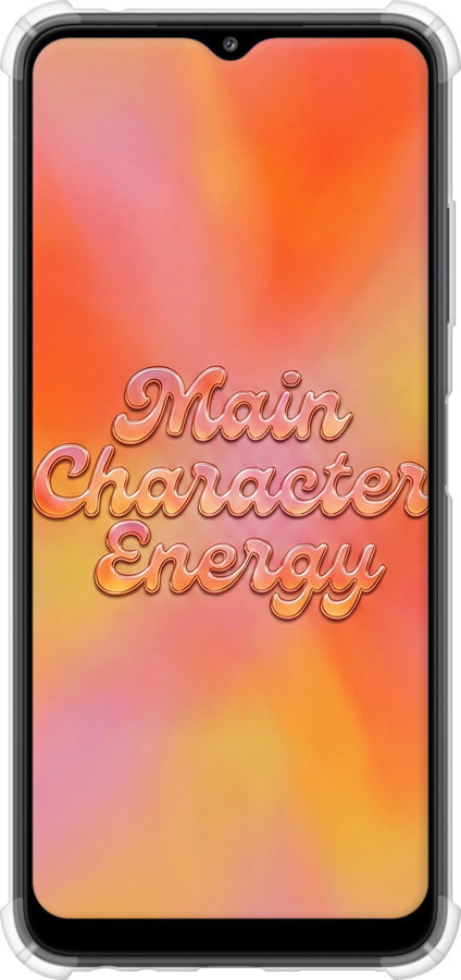 Силикон с усиленными углами чехол Aura Gradient Main Character Energy Aesthetic Y2K для Samsung Galaxy A22 5G A226B - 6783sp-2581 изображение 