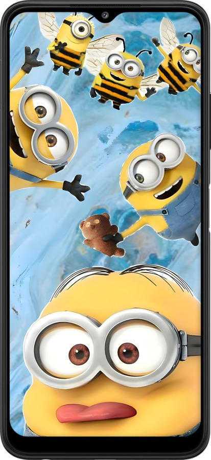 Силиконовый чехол Миньоны для Samsung Galaxy A22 5G A226B - 6386u-2581 изображение 