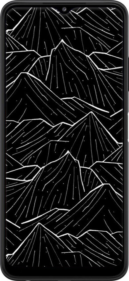 Силиконовый чехол С изображением Темных гор для Samsung Galaxy A22 5G A226B - 6489u-2581 изображение 