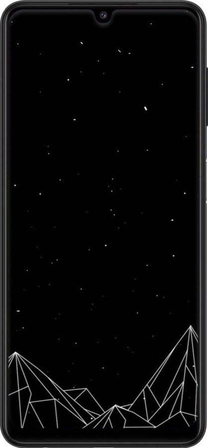 TPU чехол Черно белые абстрактные горы для Samsung Galaxy M32 M325F - 6437b-2558 изображение 