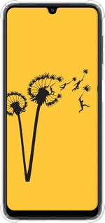 Силикон с усиленными углами чехол Минимализм одуванчики для Samsung Galaxy M32 M325F - 6449sp-2558 изображение 