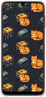 Силикон с усиленными углами чехол Autonomous Zone для Samsung Galaxy M22 M225F - 6771sp-2551 изображение 