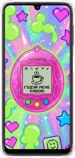 Силикон с усиленными углами чехол Y2K Aesthetic Retro Pet: Годуй мене кавою для Samsung Galaxy M22 M225F - 6784sp-2551 изображение 