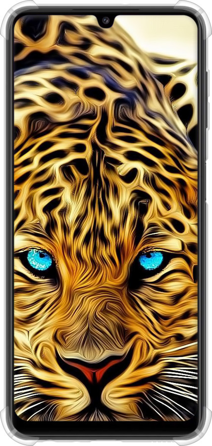 Силіконовий протиударний с посиленими кутами чехол Леопард для Samsung Galaxy M22 M225F - 6611sp-2551 изображение 