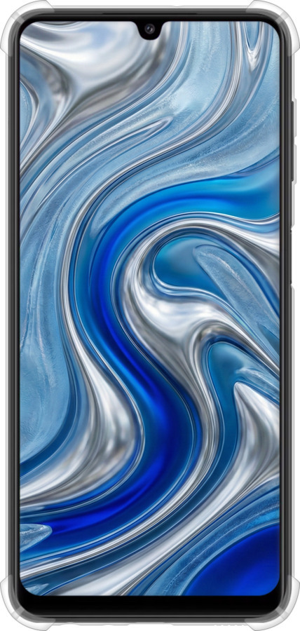 Силіконовий протиударний с посиленими кутами чехол Liquid Chrome для Samsung Galaxy M32 M325F - 6781sp-2558 изображение 