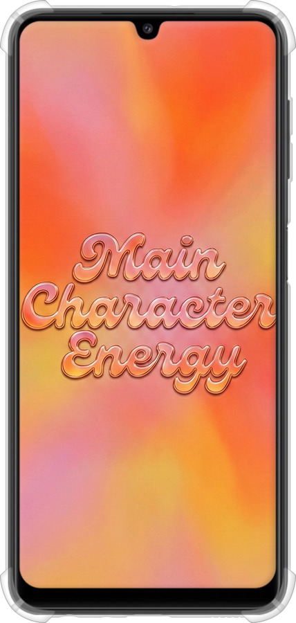 Силикон с усиленными углами чехол Aura Gradient Main Character Energy Aesthetic Y2K для Samsung Galaxy M22 M225F - 6783sp-2551 изображение 