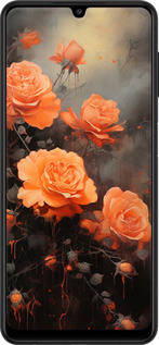 2D пластиковый чехол Оранжевые розы для Samsung Galaxy M32 M325F - 5944t-2558 изображение 