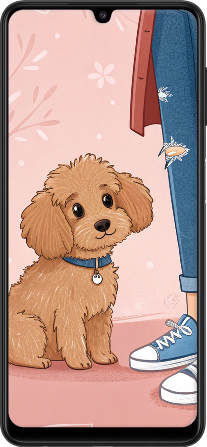 Силіконовий чехол Мальтипу 3 для Samsung Galaxy A22 A225F - 6706u-2270 изображение 