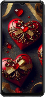 TPU чехол Сердечки v4 для Samsung Galaxy A23 A235F - 5834b-2587 изображение 