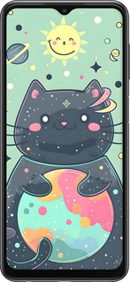 TPU чехол Милый котик для Samsung Galaxy A23 A235F - 6364b-2587 изображение 