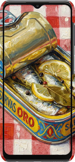 3D пластиковый матовый чехол Vintage Sardine Tin Phone для Samsung Galaxy A23 A235F - 6772m-2587 изображение 