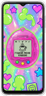 Силикон с усиленными углами чехол Y2K Aesthetic Retro Pet: Годуй мене кавою для Samsung Galaxy A23 A235F - 6784sp-2587 изображение 