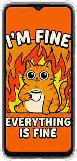 Силіконовий протиударний с посиленими кутами чехол Funny Cat для Samsung Galaxy A23 A235F - 6786sp-2587 изображение 