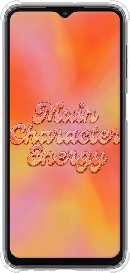 Силикон с усиленными углами чехол Aura Gradient Main Character Energy Aesthetic Y2K для Samsung Galaxy A23 A235F - 6783sp-2587 изображение 