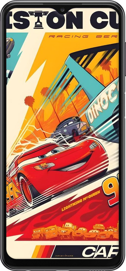 Силиконовый чехол Тачки для Samsung Galaxy A23 A235F - 6288u-2587 изображение 