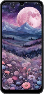 TPU чехол Ночь луна арт для Samsung Galaxy A24 A245F - 6319b-3020 изображение 