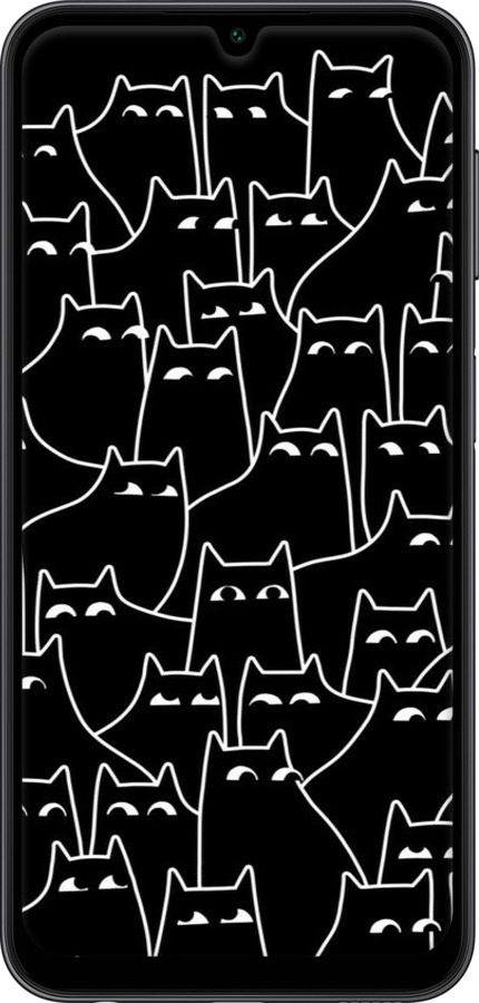 TPU чехол С изображением кошек для Samsung Galaxy A24 A245F - 6470b-3020 изображение 