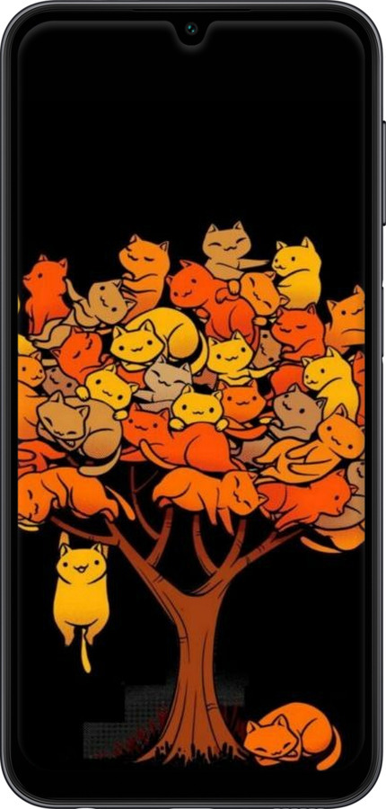TPU чехол Дерево и котики для Samsung Galaxy A24 A245F - 6516b-3020 изображение 